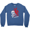 skull &amp; flames Crewneck Sweatshirt