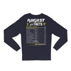 August Girl Facts Virgo Long Sleeve Shirts