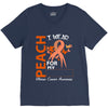 wear peach for  my [you can write any name] V-Neck Tee