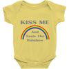 kiss me and taste the rainbow Baby Onesie