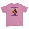 never give up Youth Tee