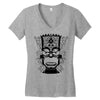 bart simpson Women's V-Neck T-Shirt