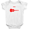 war guitar Baby Onesie