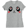 panda face Ladies Fitted T-Shirt