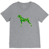 boxer leaf V-Neck Tee