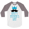 happy father's day 2 3/4 Sleeve Shirt