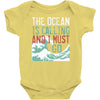 the ocean is calling Baby Onesie