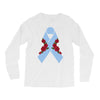 stomach cancer ribbon and rose Long Sleeve Shirts