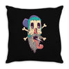 new skul Throw Pillow