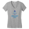 keep calm and grandaddy on! Women's V-Neck T-Shirt