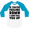 new rude birthday present 3/4 Sleeve Shirt