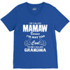 I&rsquo;m Called Mamaw Because I&rsquo;m Way Too Cool To Be Called Grandma V-Neck Tee