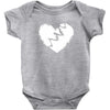 broken heart xxx Baby Bodysuit