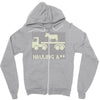 hauling a Zipper Hoodie