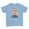 pizza lover's food pyramid Youth Tee