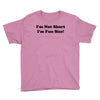 im not short funny t shirt humor nerd geek tee s 3xl Youth Tee
