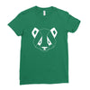 Geometric Panda Ladies Fitted T-Shirt