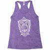 white owl kingdom giant bird Racerback Tank