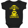 battle bus victory royale Baby Bodysuit