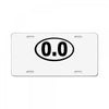 cutie oval License Plate