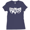 batcave goth logo Ladies Fitted T-Shirt