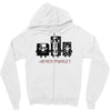never forget casette diskette Zipper Hoodie