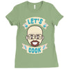let's cook Ladies Fitted T-Shirt