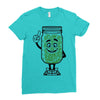 weed Ladies Fitted T-Shirt