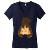 All Good In The Woods Women's V-Neck T-Shirt