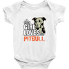 This Girl Loves Pitbull Baby Onesie
