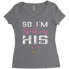 I Stole His Heart Women's Triblend Scoop T-shirt
