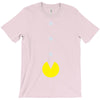 funny 80s pacman 'eating buttons' T-Shirt