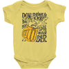 don't drink and drive you might spill your beer Baby Onesie