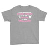 I Love Someone with Breast Cancer to The Moon and Back to Infinity Youth Tee