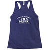i'm not alcoholic i'm a drunk Racerback Tank