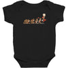retro evolution Baby Bodysuit