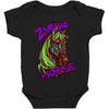 zombie horse classic Baby Bodysuit
