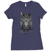 owl Ladies Fitted T-Shirt