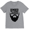 lumber jacked V-Neck Tee