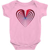 love red best Baby Bodysuit