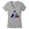 satan rulz (2) Women's V-Neck T-Shirt