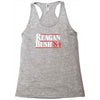reagan bush '84 80's retro political party Racerback Tank
