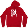 new year, new me running fitness Unisex Hoodie