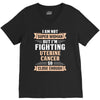 I am Not Super Woman But I'm Fighting Uterine Cancer So Close Enough V-Neck Tee