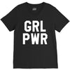 girl power white logo V-Neck Tee