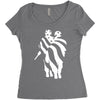 american flag soldier Women's Triblend Scoop T-shirt