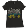 camping Ladies Fitted T-Shirt
