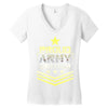 military, proud us army brother veteran u Women's V-Neck T-Shirt