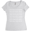 just one more level! Women's Triblend Scoop T-shirt