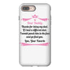 Dear Daddy, Thanks for Being my Dad Baby Boy Letter to Father iPhone 8 Plus